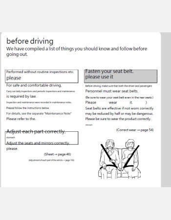 subaru pleo 2011-2012 owners manual in english